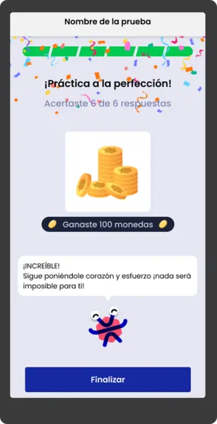 Responde como un juego de trivia con recompensas y premios