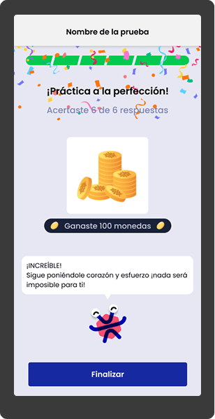 Recompensa el progreso